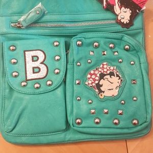COPY - Green betty boop purse